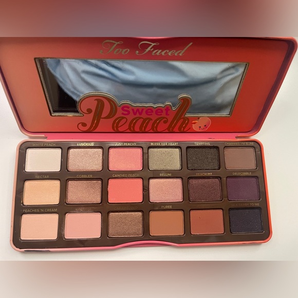Too Faced Sweet Peach Eye Shadow Palette - Picture 1 of 3